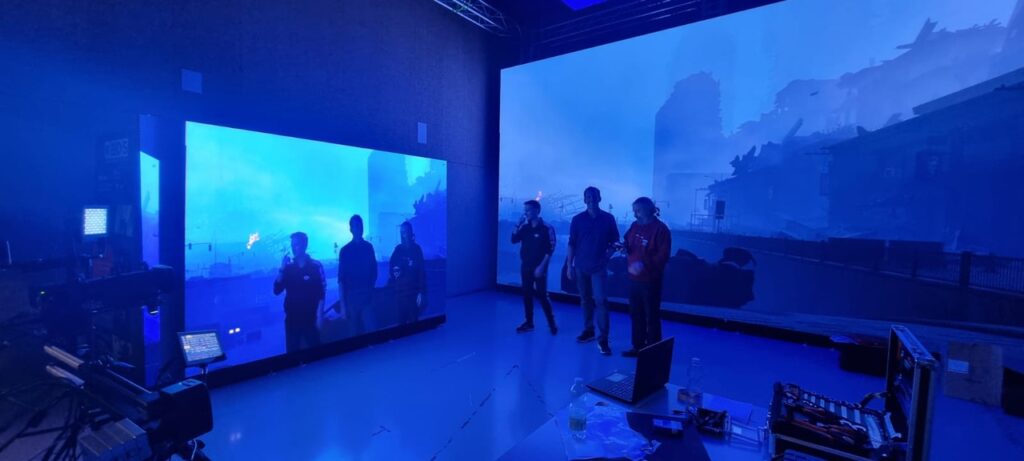 Italy’s Experimental Cinematography Center uses Alfalite LED screens in its new virtual production studio