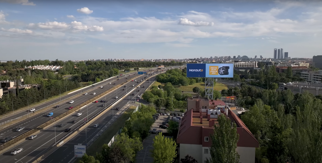Wildstone unveils largest roadside digital billboard in Spain