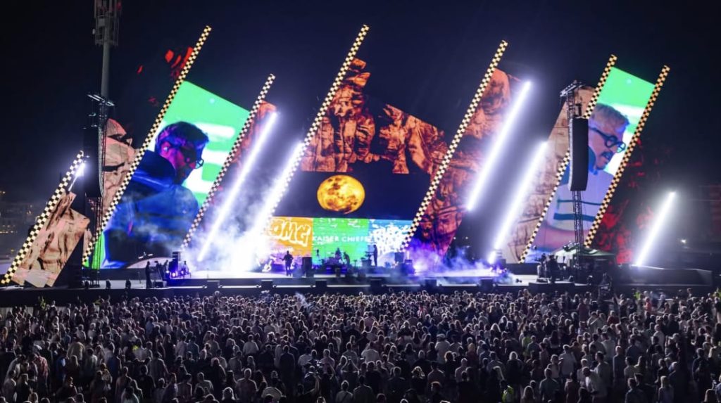 INFiLED LED wall at the UAE’s first open-format music
