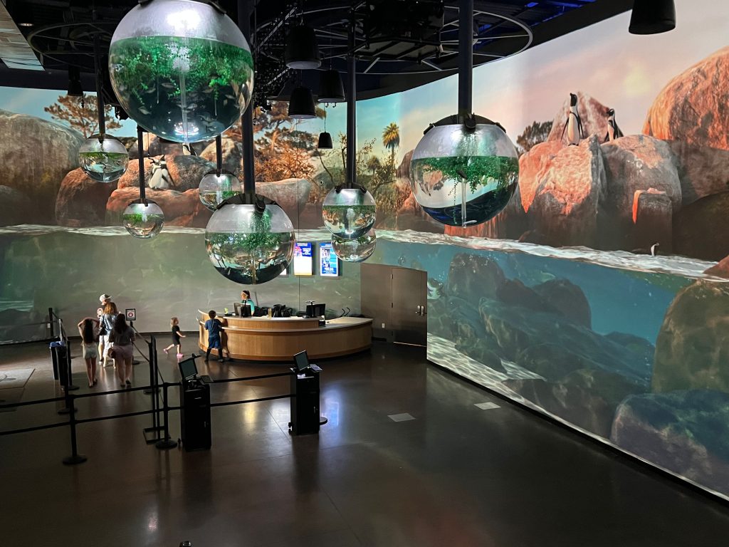 Christie technology for new lobby experience at OdySea Aquarium